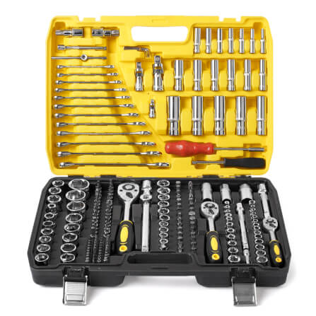 ชุดบ็อกซ์ DELTON รุ่น DKT-216PCS 1/4 , 3/8 , 1/2 นิ้ว แพ็ก 216 ชิ้น_2